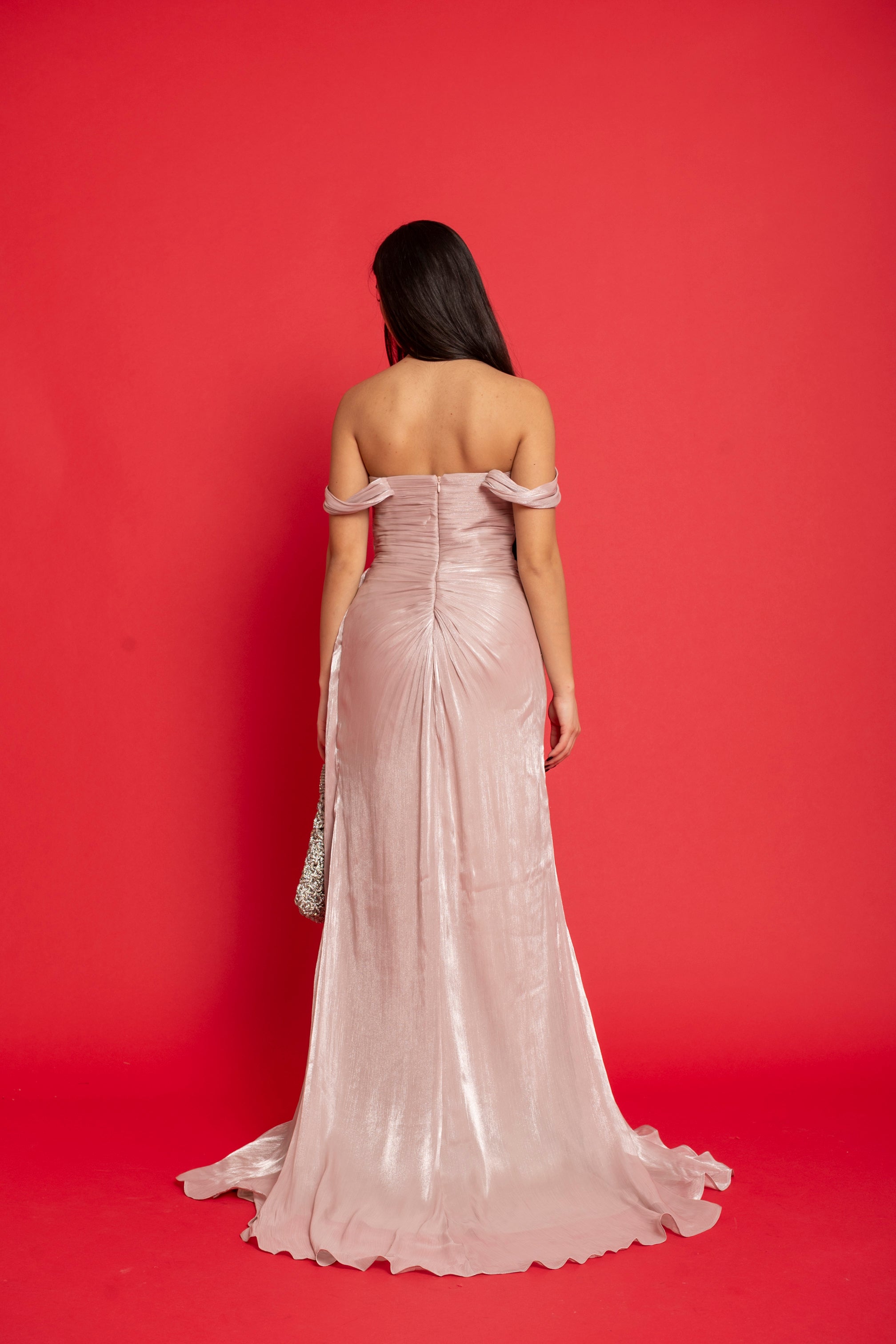 Abito cerimonia scollo a cuore