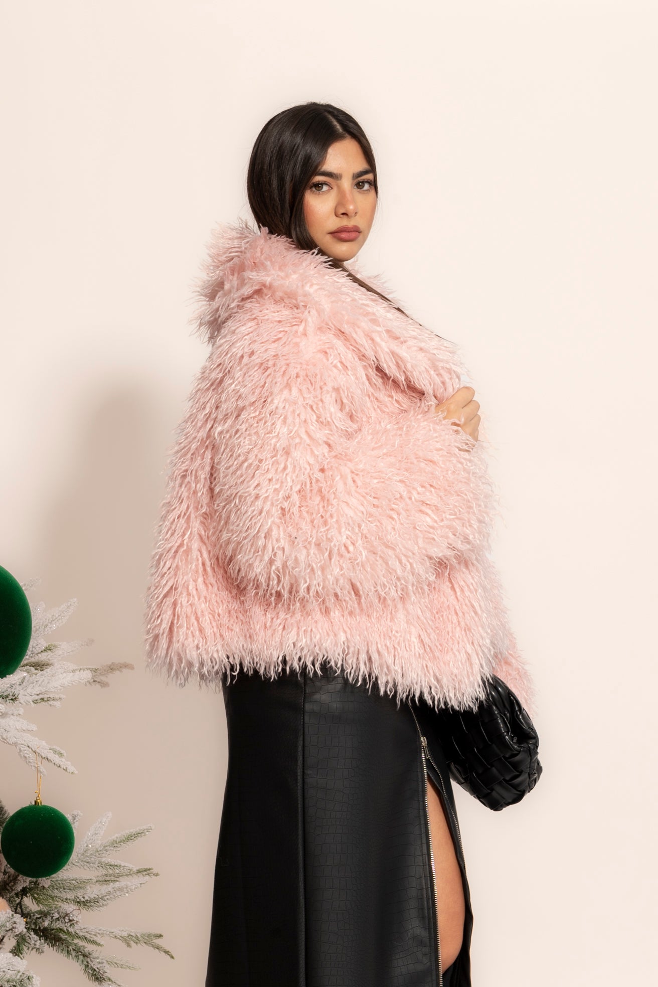 Pelliccia teddy pink