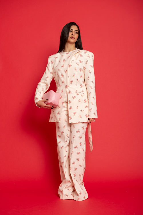 Tailleur micro fiori by Lumina