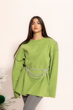 Long sleeve in pile