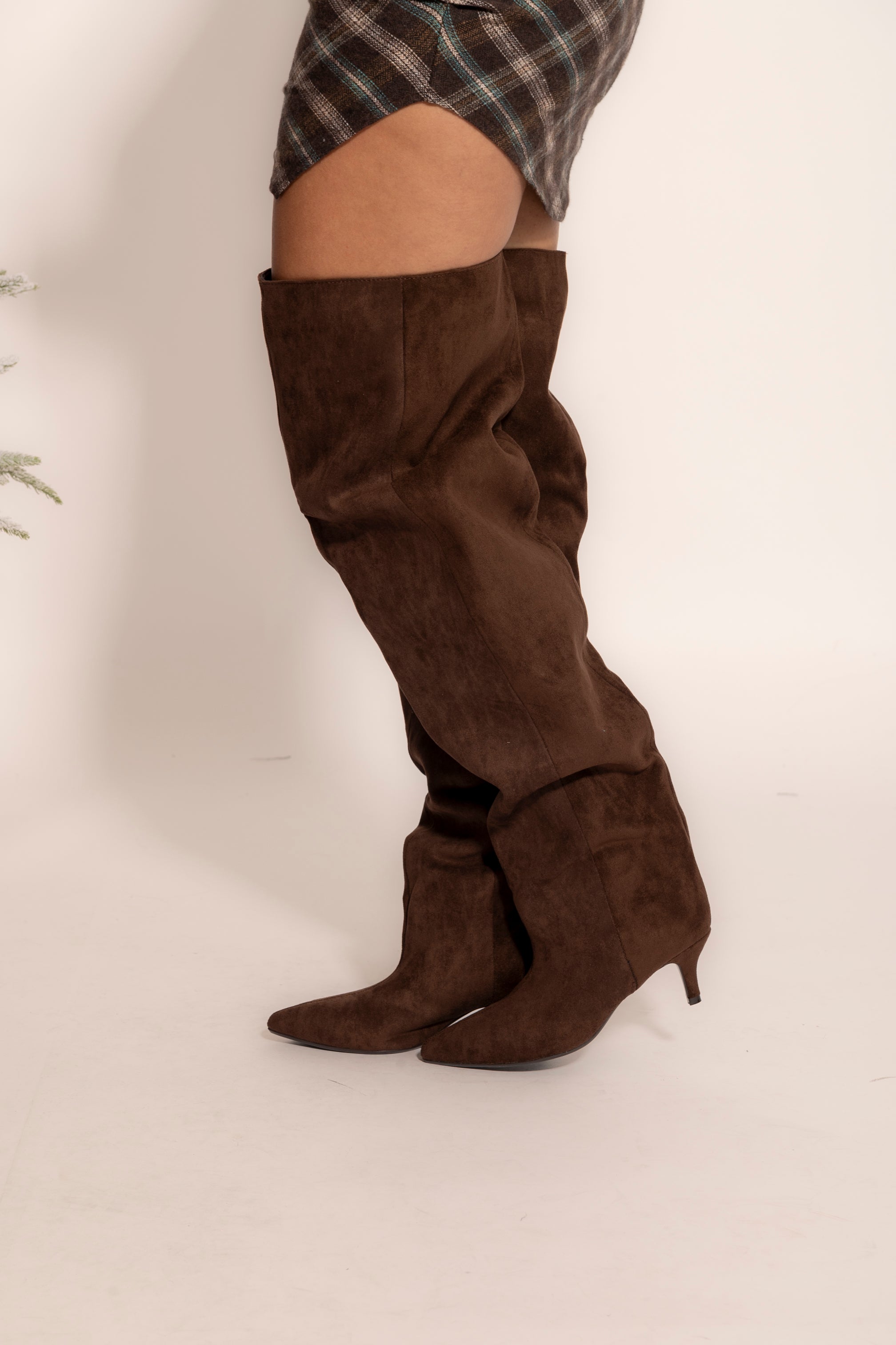 Stilavi alti in camoscio brown