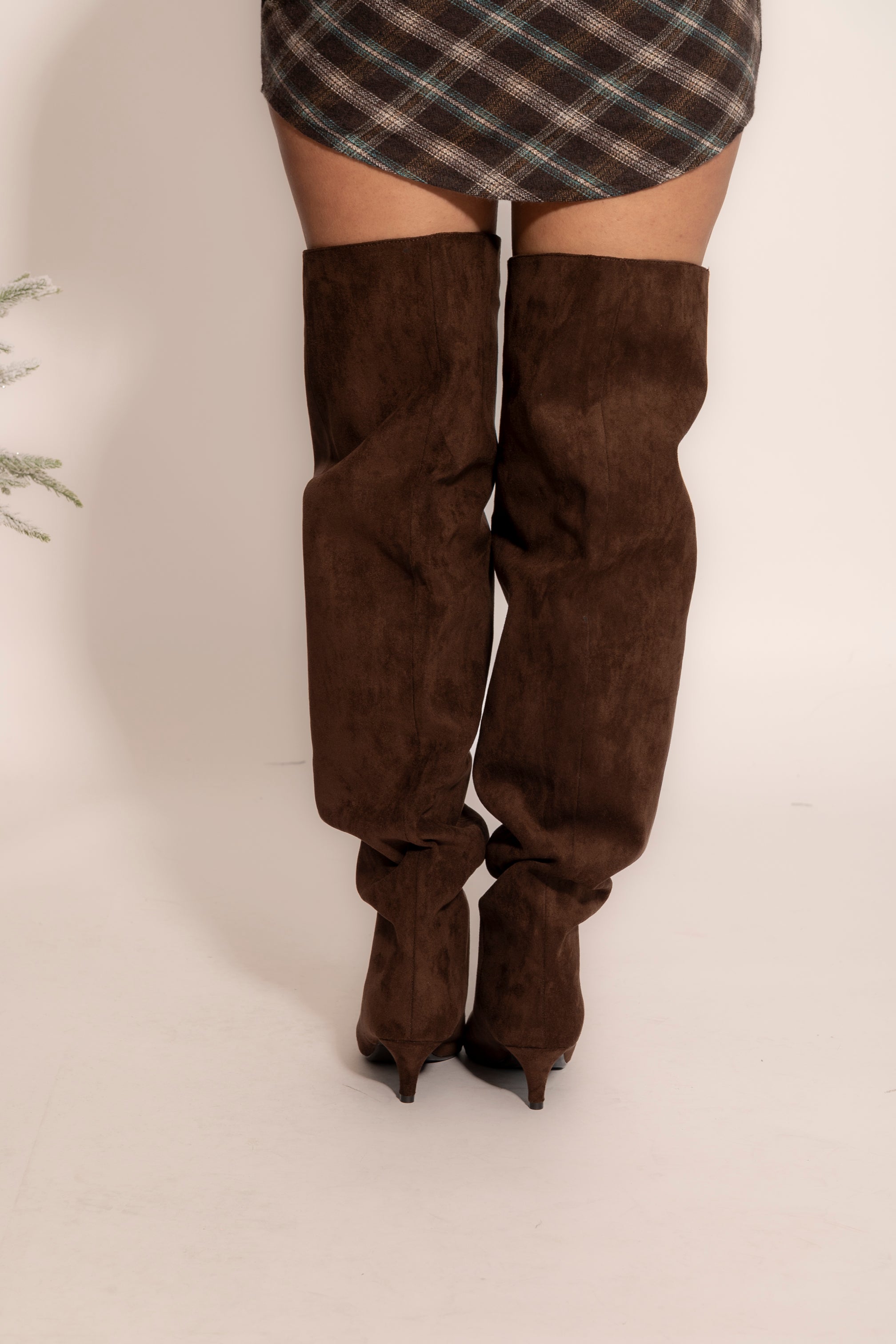 Stilavi alti in camoscio brown