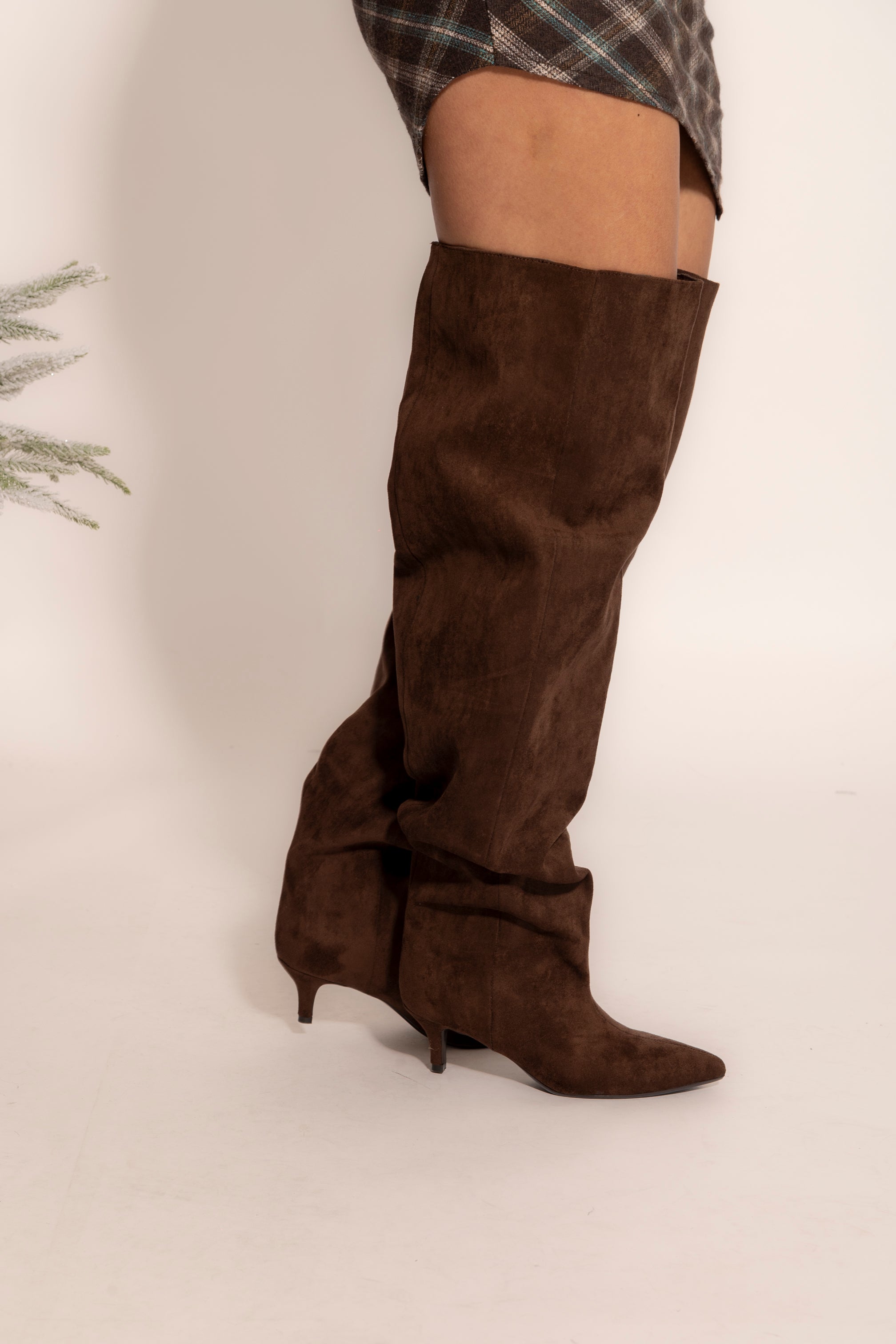 Stilavi alti in camoscio brown