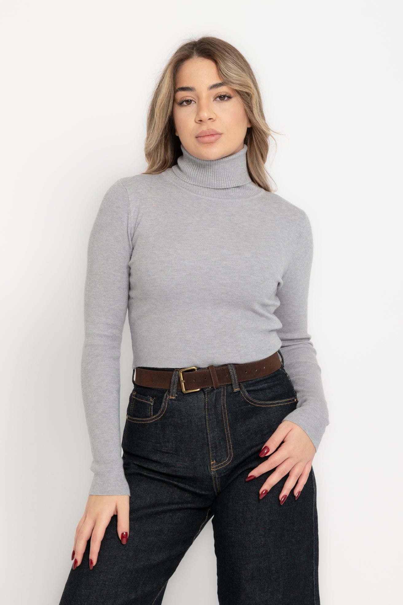 Pull crop collo alto