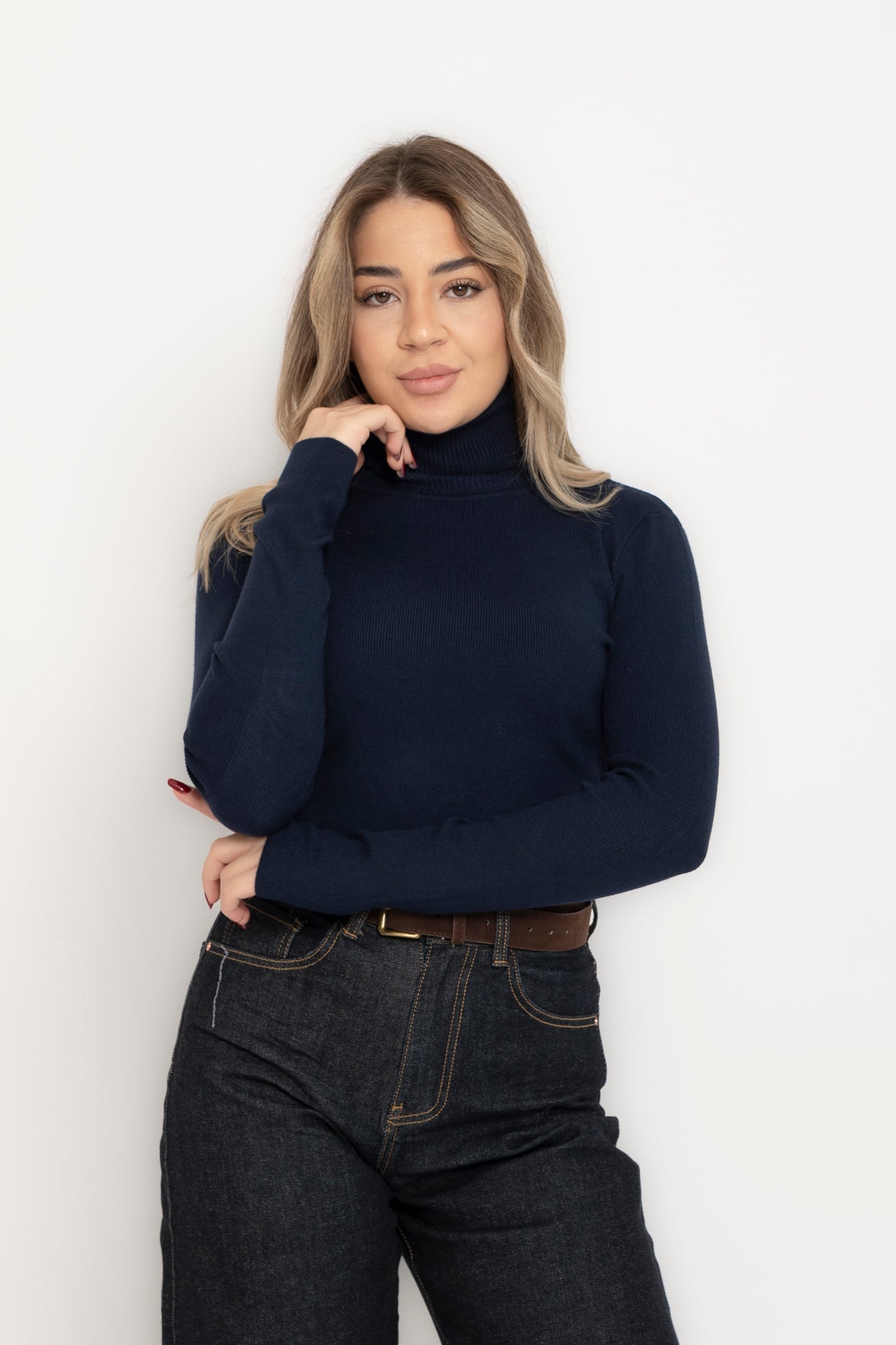 Pull crop collo alto