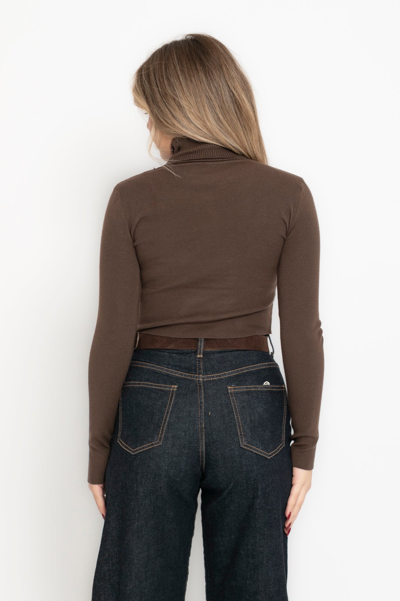 Pull crop collo alto