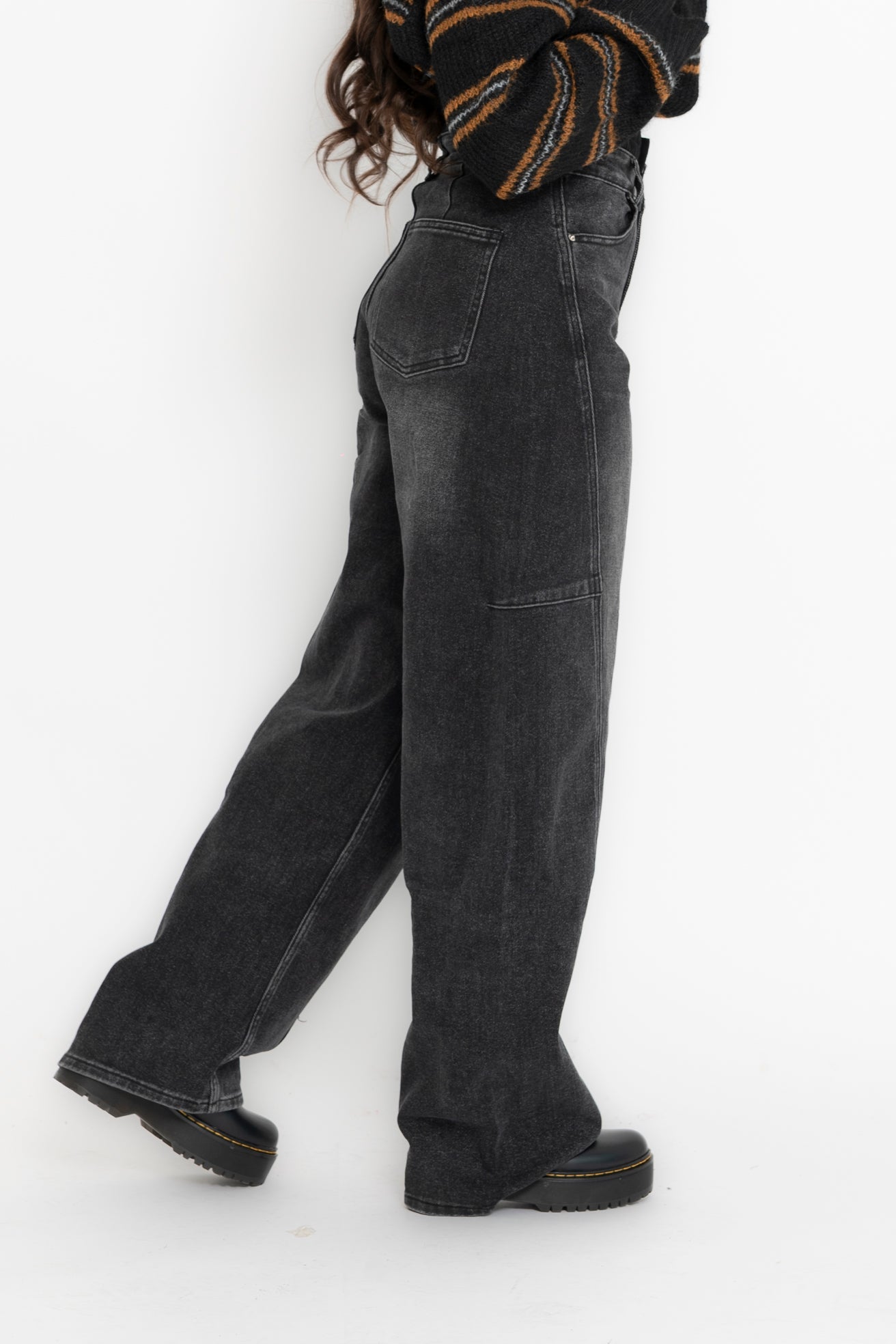 Jeans ballon con elastico