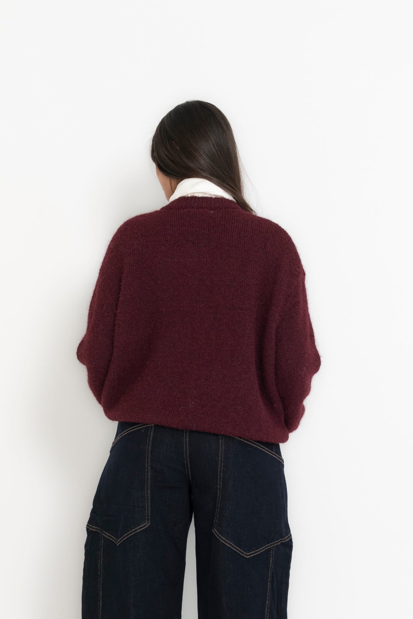 Pull effetto camicia