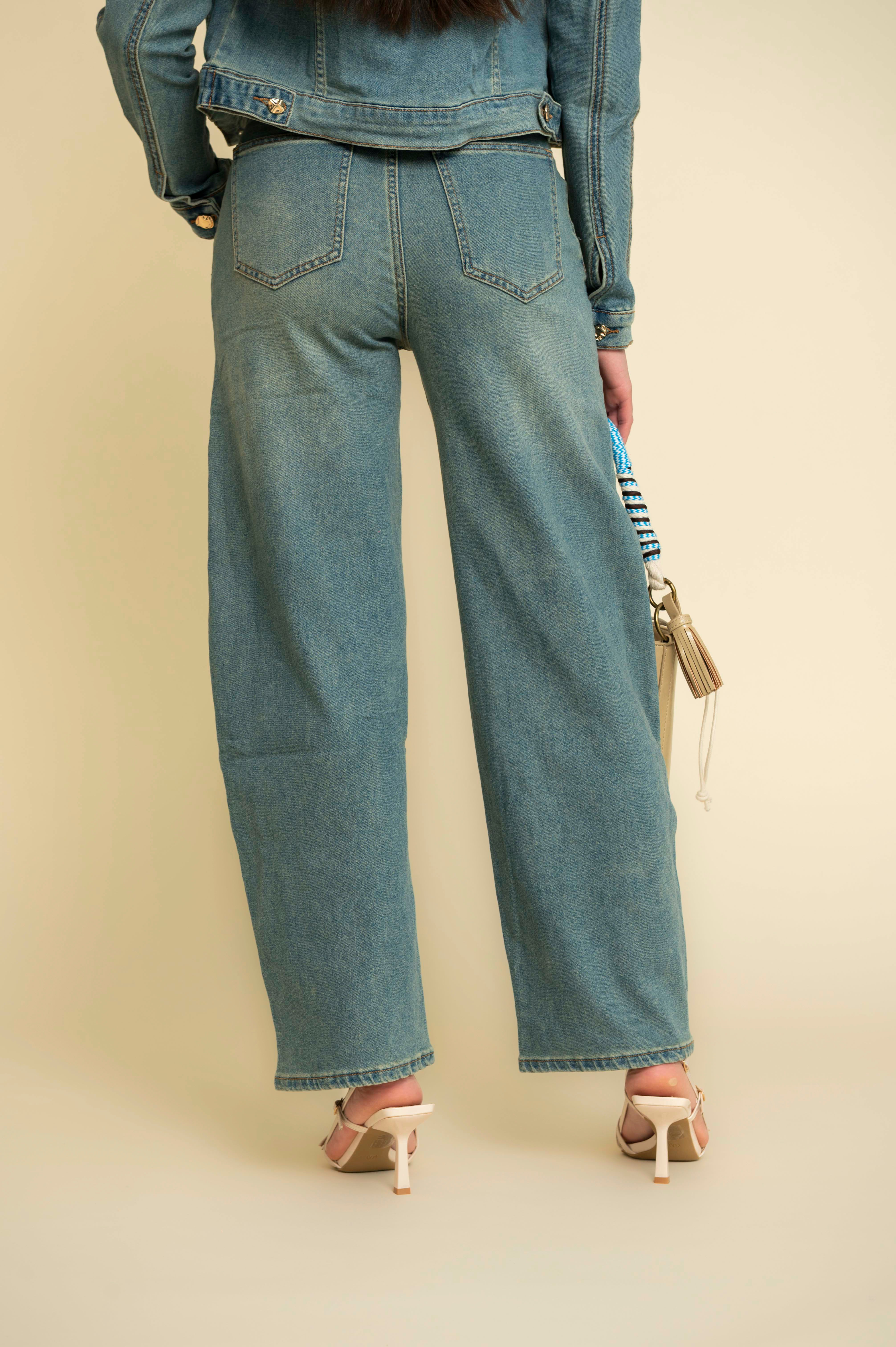 Cordset denim sabbiato