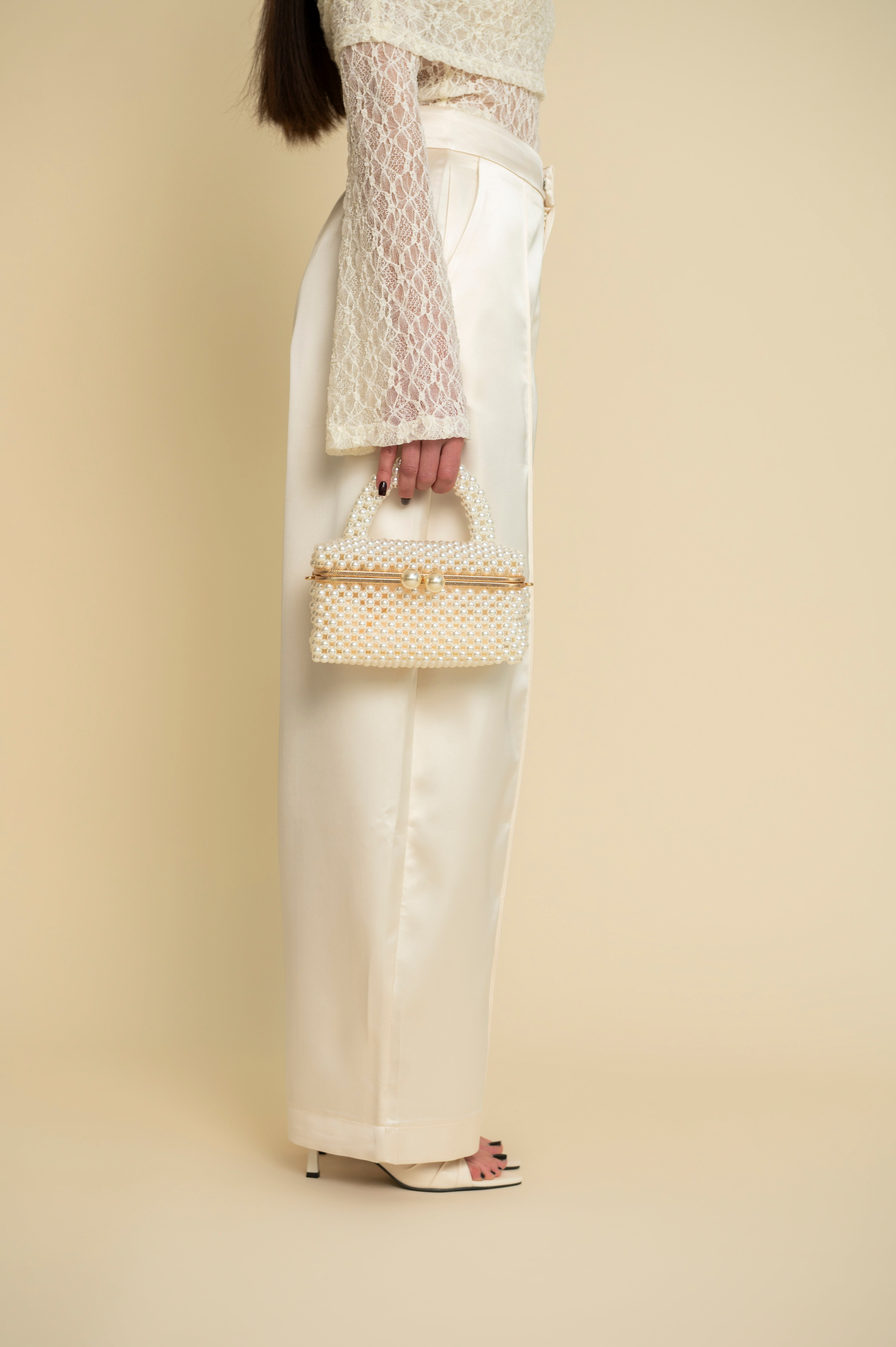 Pantalone ballon in raso