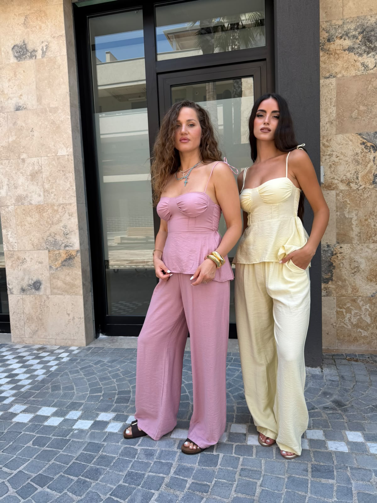 Cordset con top fiocchetti