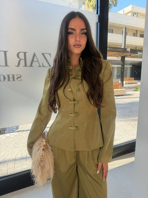 Tailleur in raso coreano