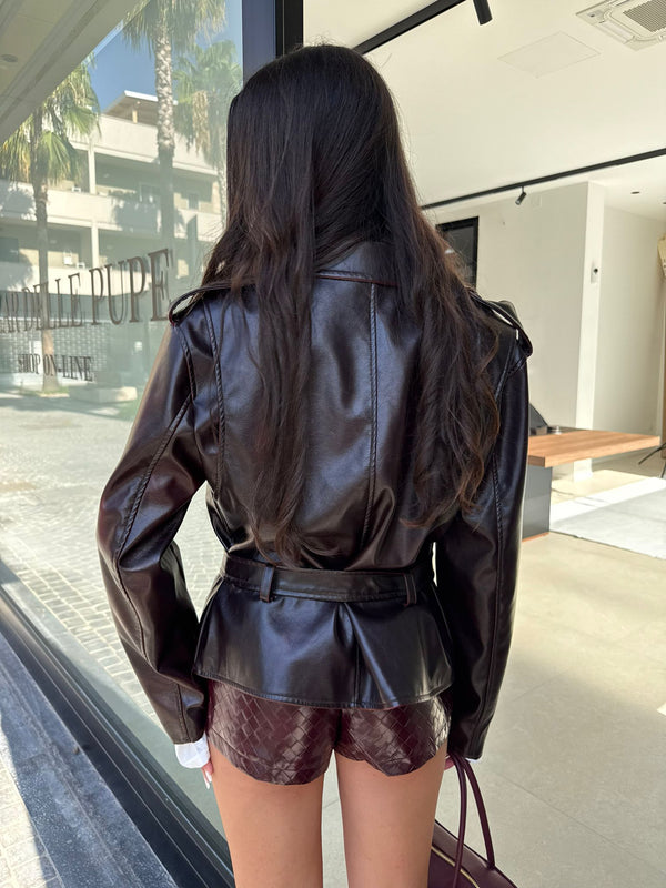 Giacca in pelle by Lumina