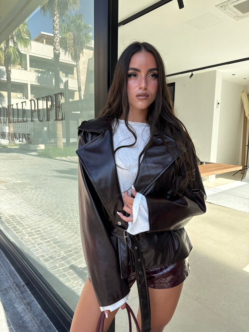 Giacca in pelle by Lumina