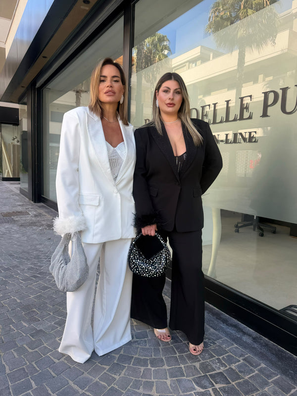 Tailleur piuma curvy