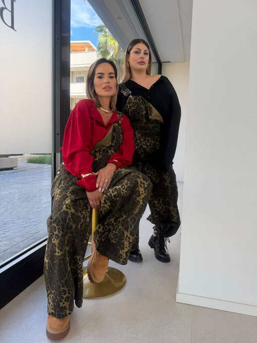 Salopette animalier curvy