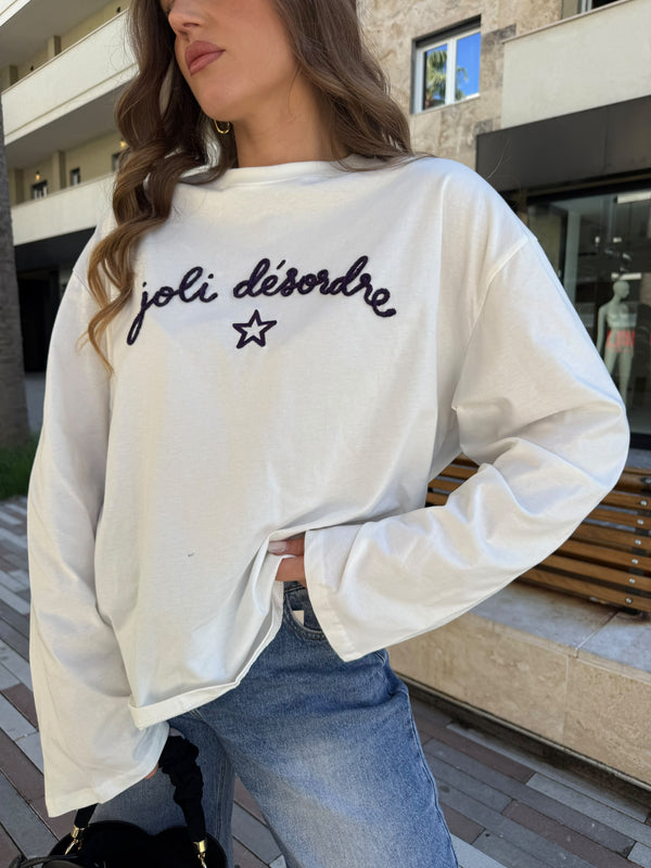 Maglia con scritta by Lumina