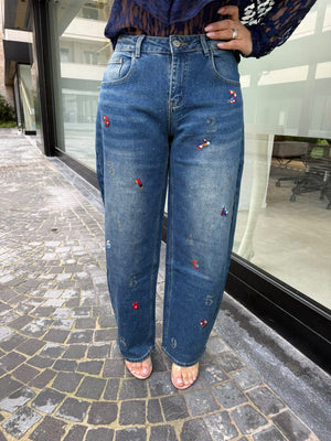 Jeans mom fit number curvy