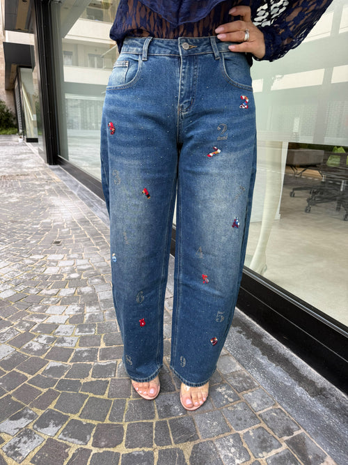 Jeans mom fit number curvy