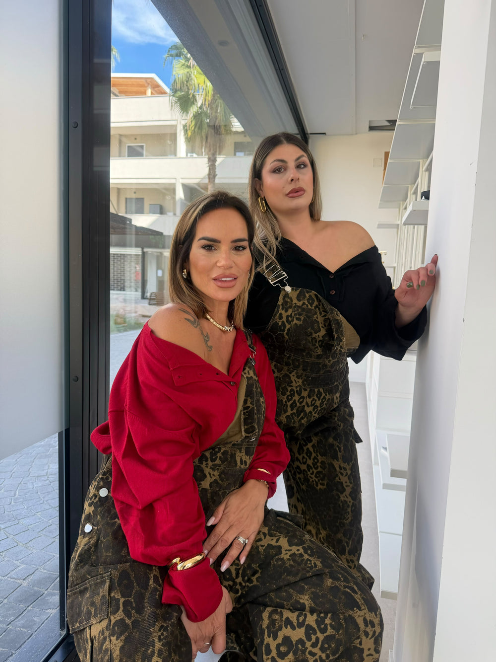 Salopette animalier curvy