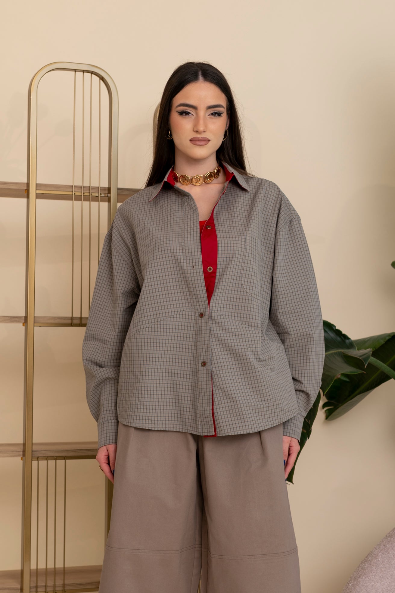 Camicia a quadri Monique