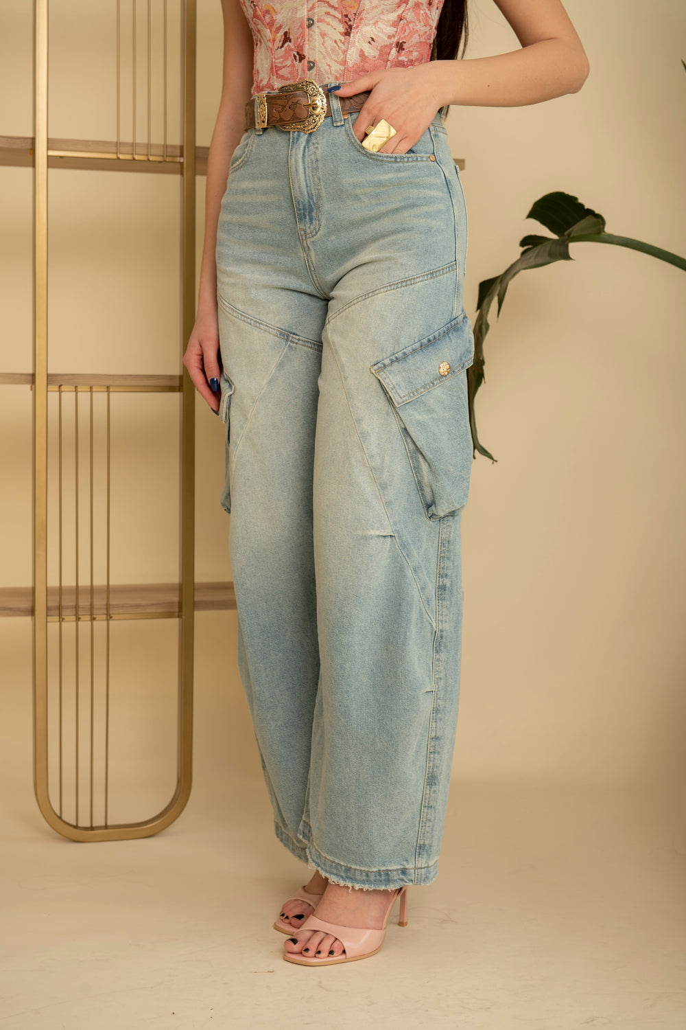 Jeans ballon cargo