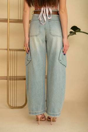 Jeans ballon cargo