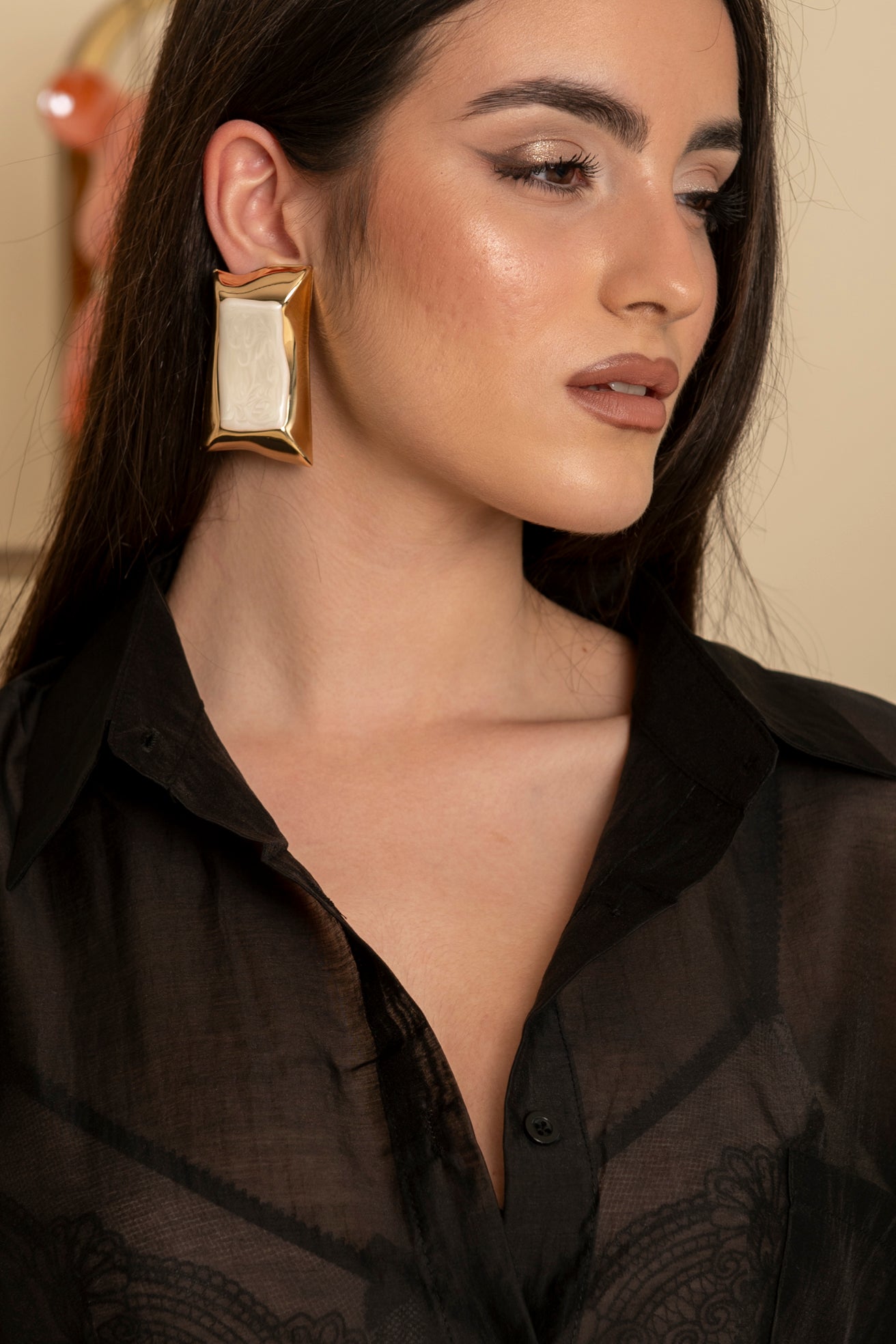 Orecchini rettangolari colours