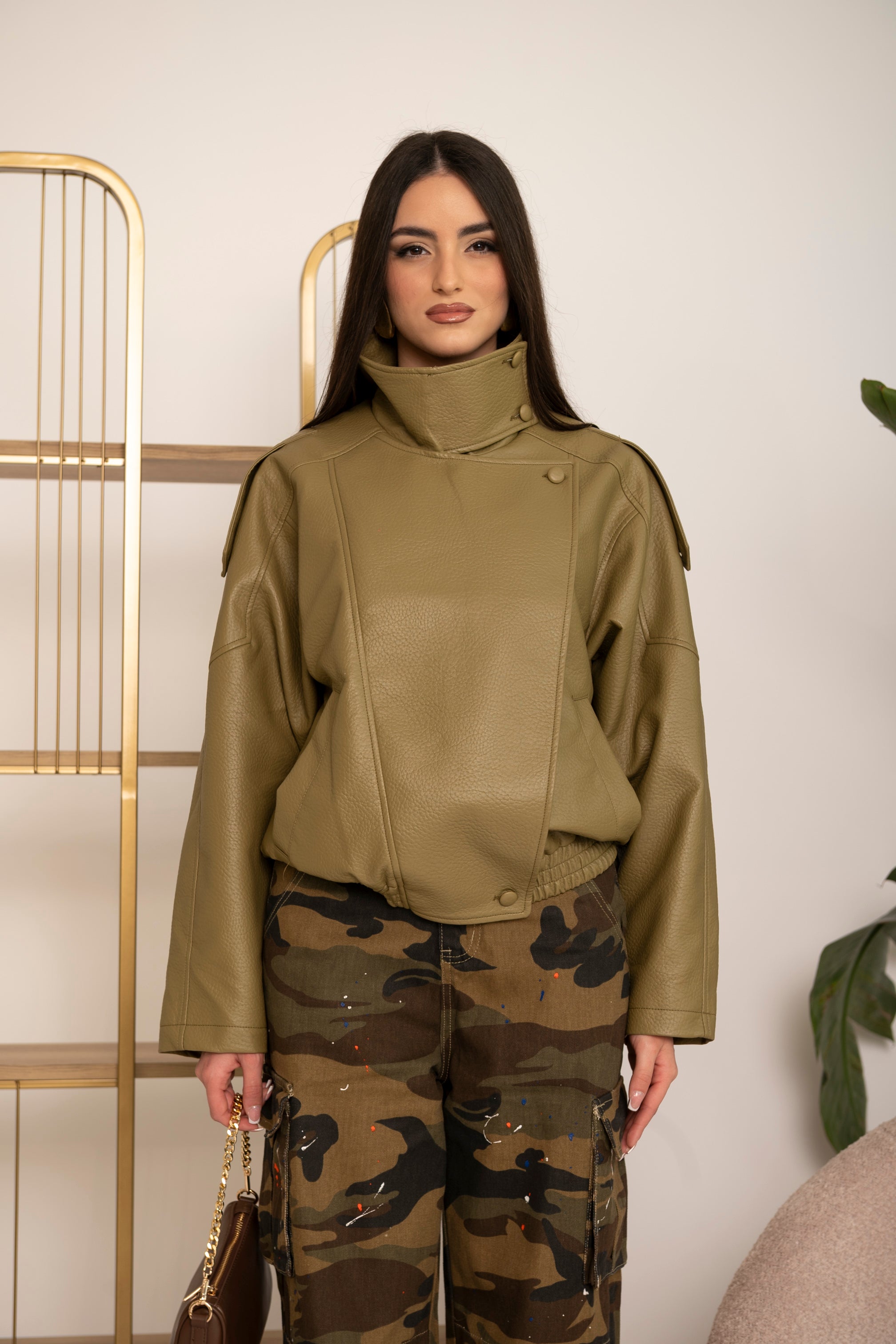 Giubbino ecopelle Zarah