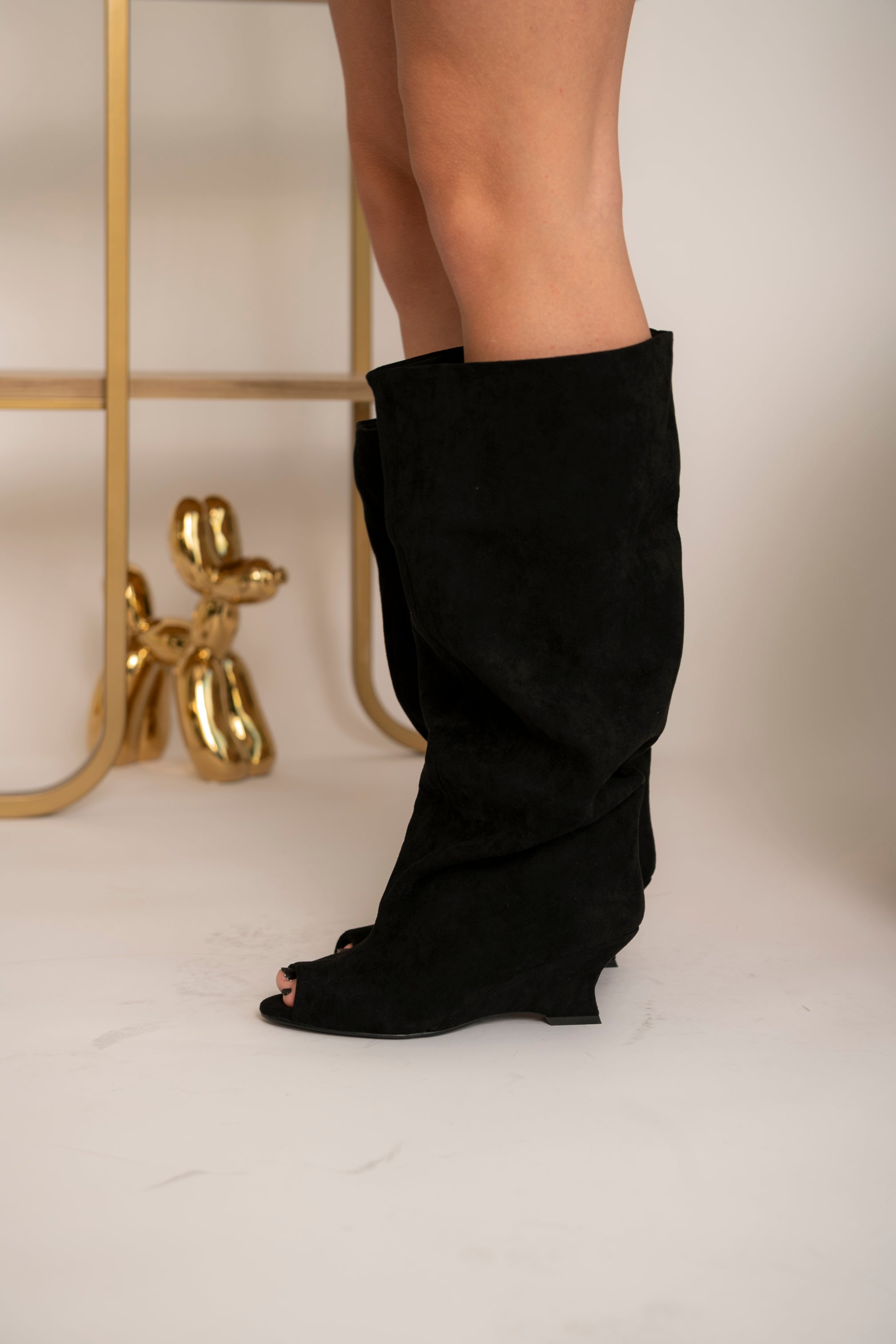 Spuntatina in camoscio black