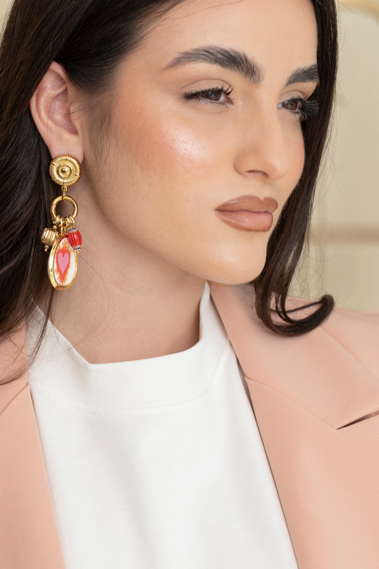 Orecchini ciondolo cuore