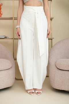 Pantalone ballon con fiocco