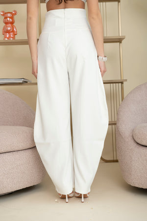 Pantalone ballon con fiocco