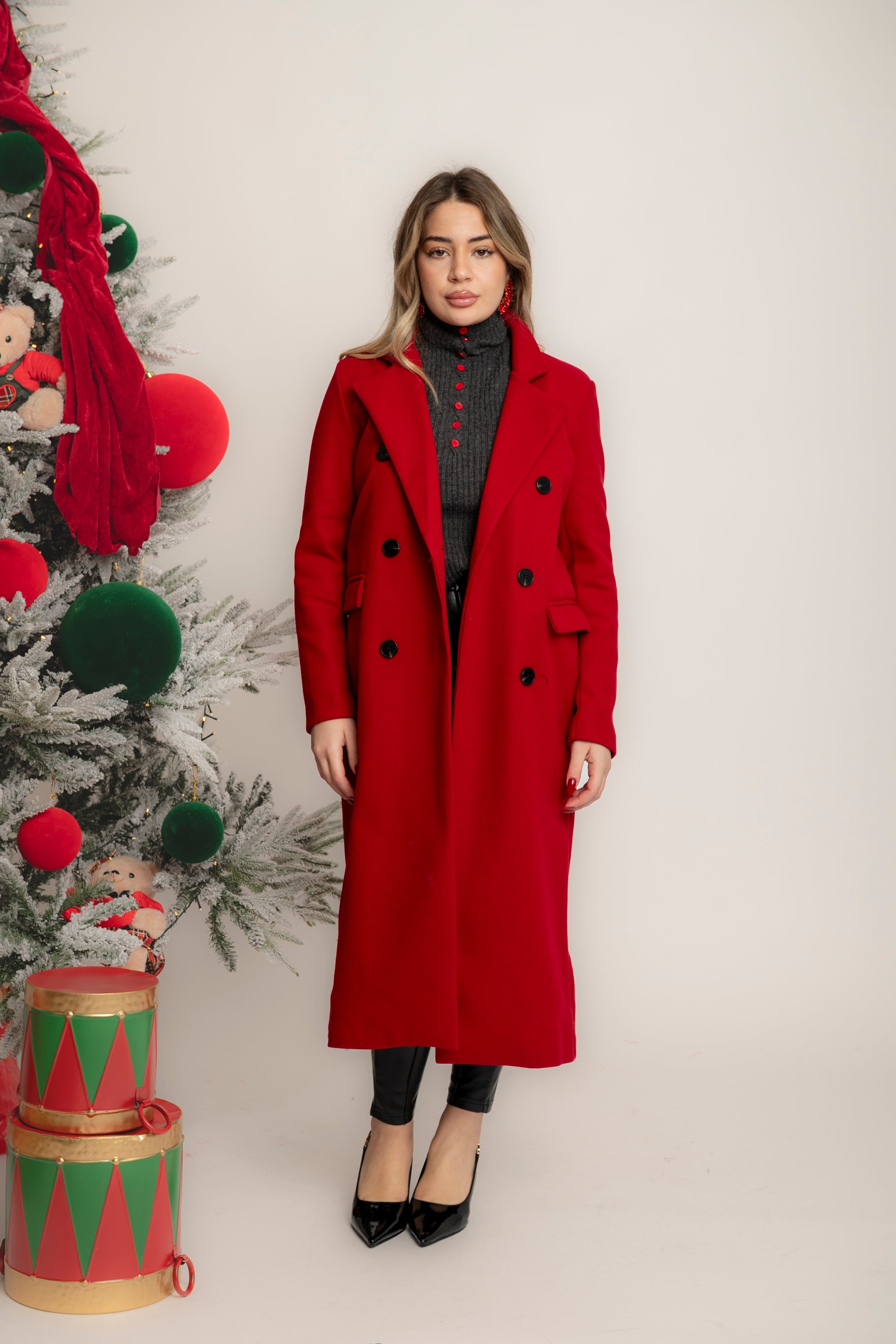 Cappotto doppiopetto Red