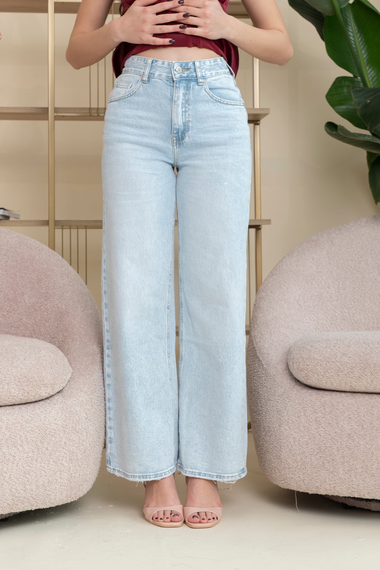 Jeans wide leg premium