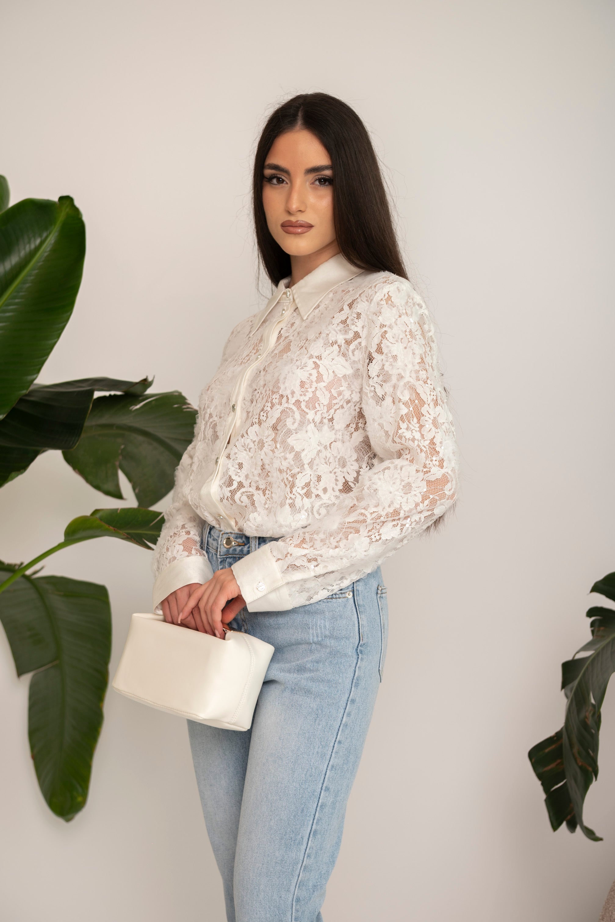 Camicia merletto by Lumina