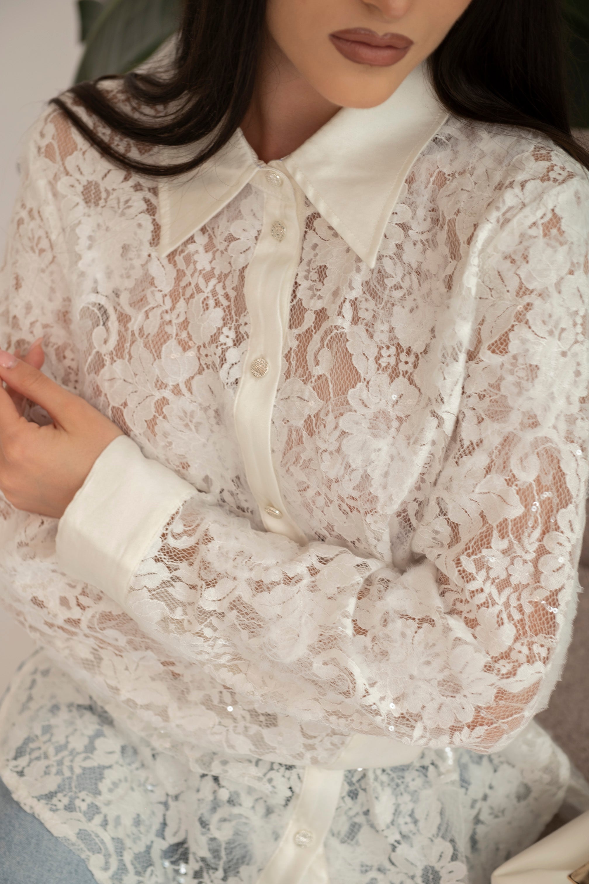 Camicia merletto by Lumina