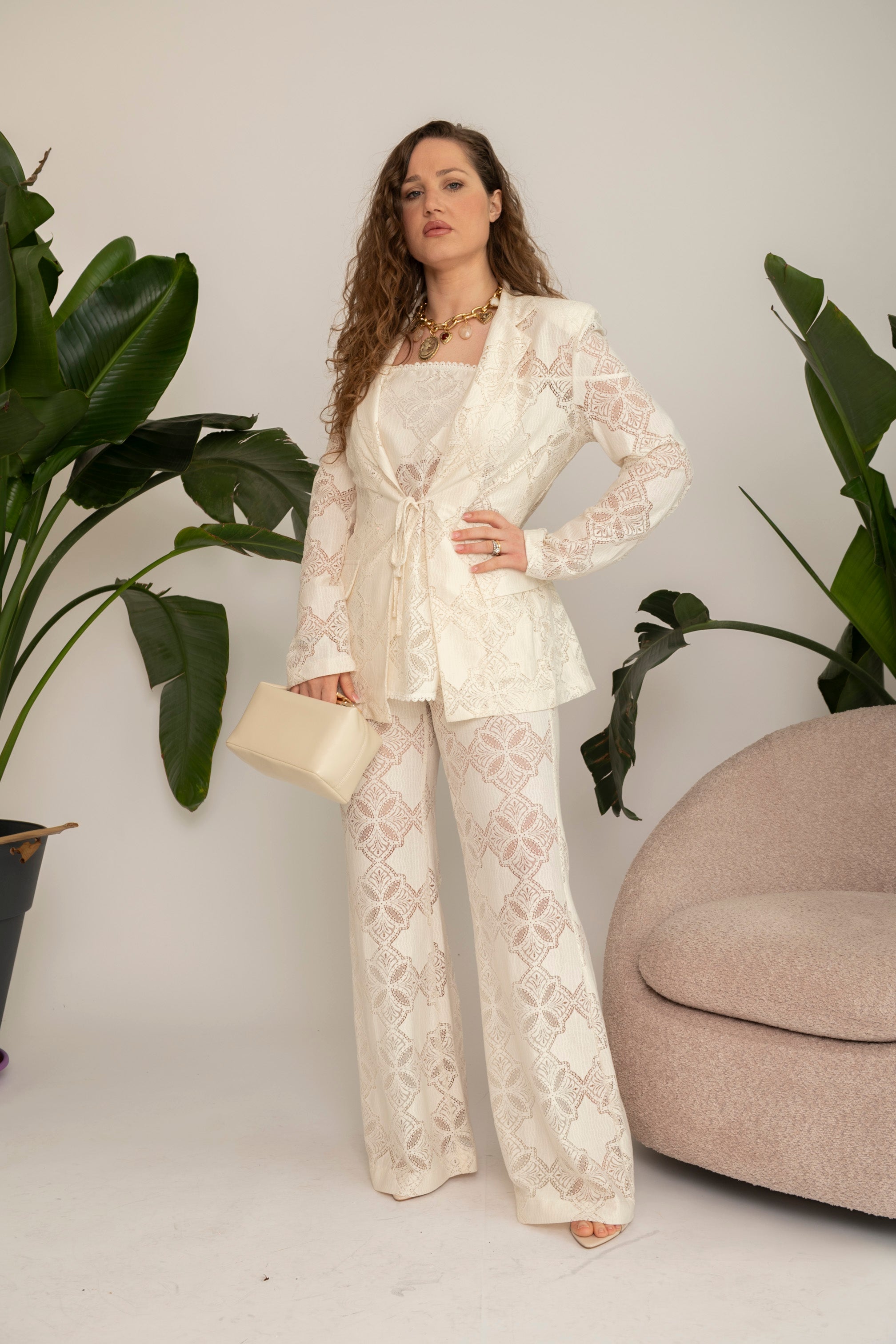 Tailleur macramè by lumina