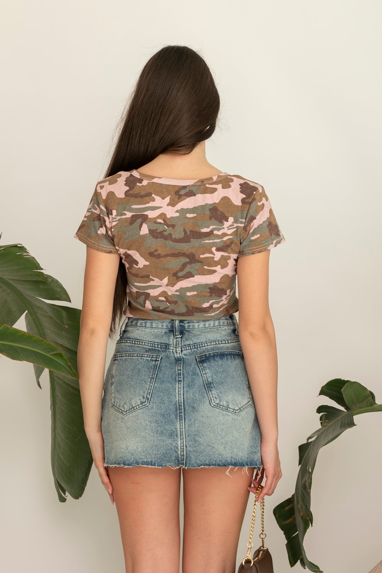T-shirt mimetica pink