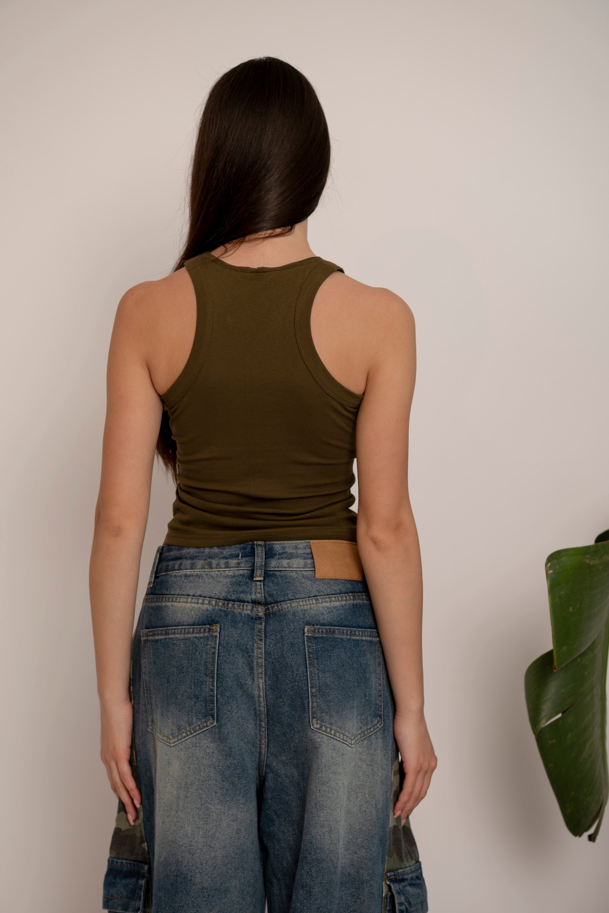Canotta con zip