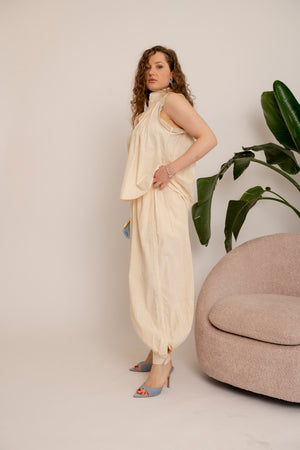 Cordset pantalone e camicia gilet