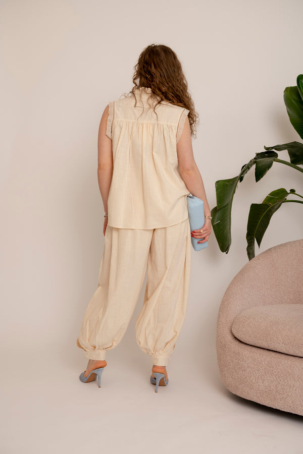 Cordset pantalone e camicia gilet