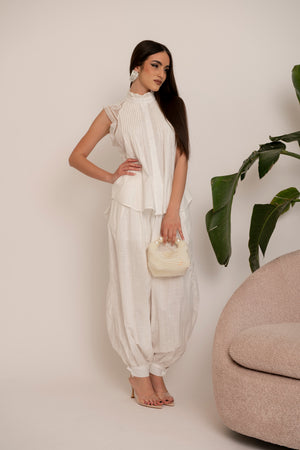 Cordset pantalone e camicia gilet