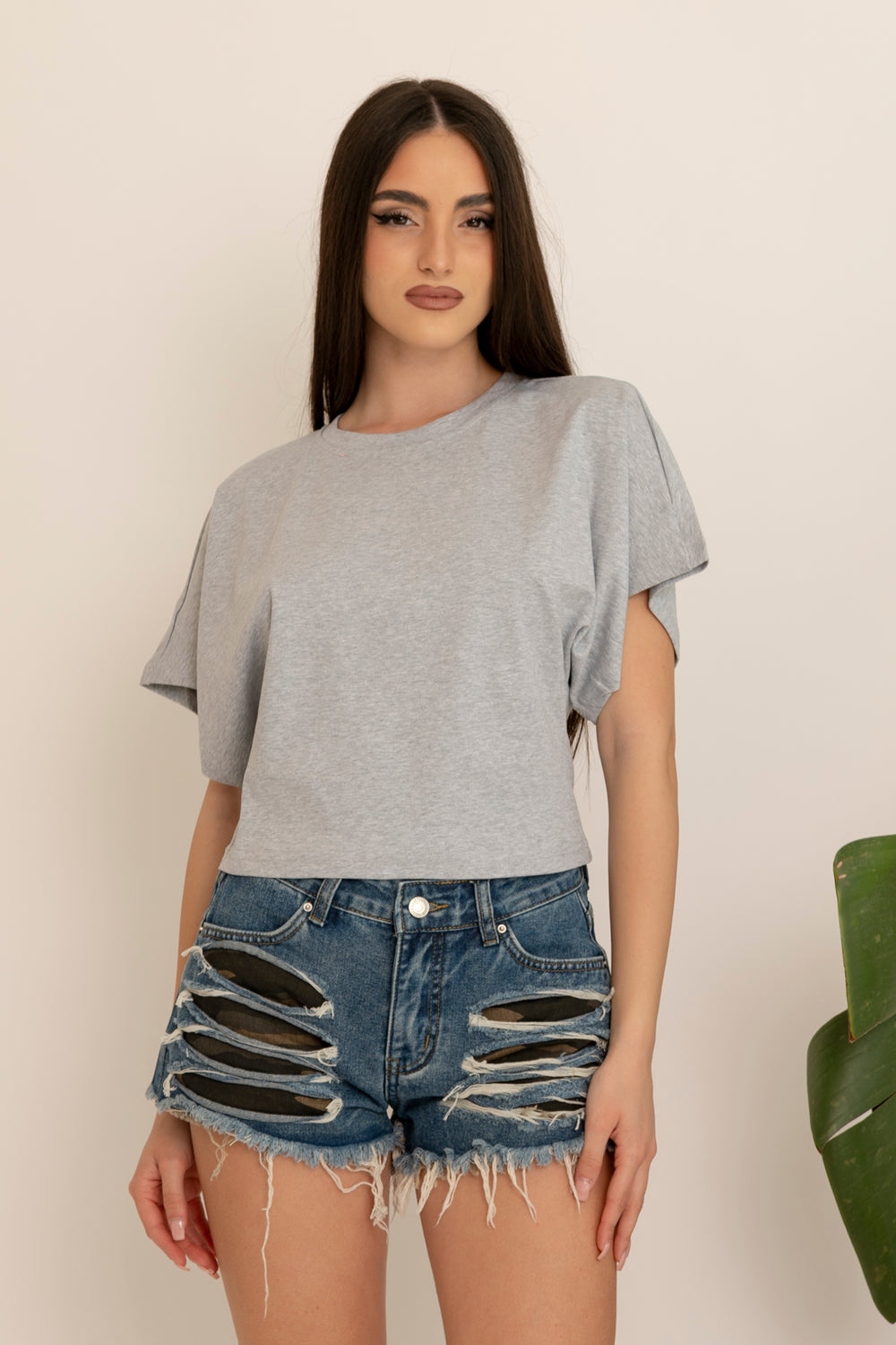 T-shirt crop