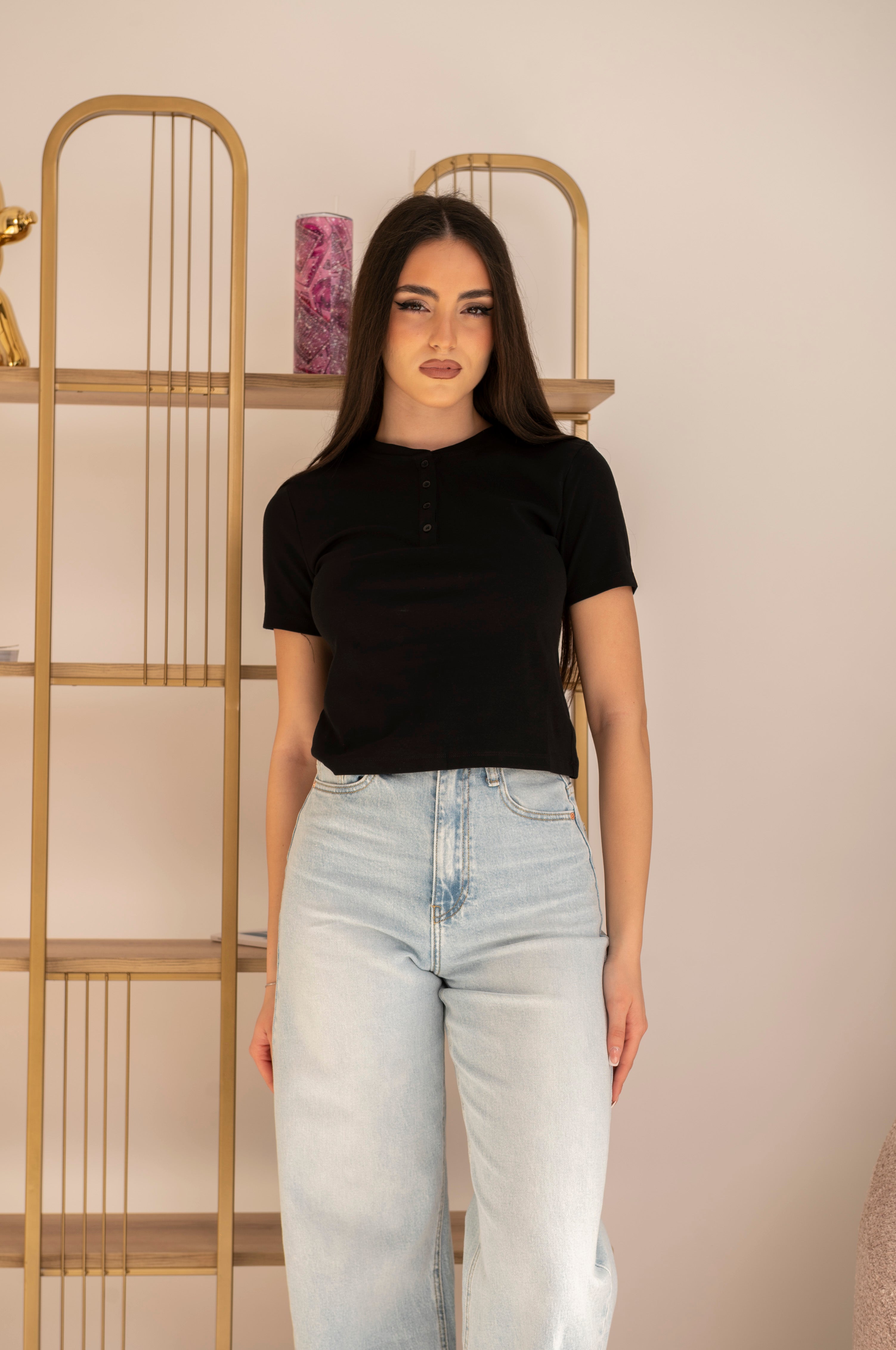 T-shirt bottoncini by lumina