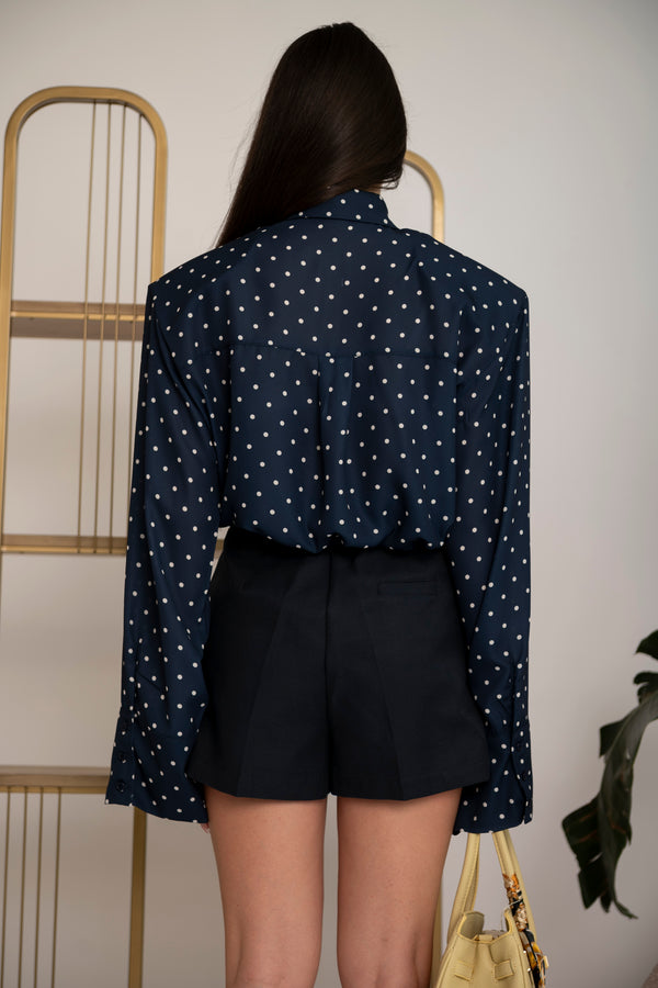 Camicia pois con spalline