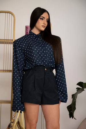 Camicia pois con spalline