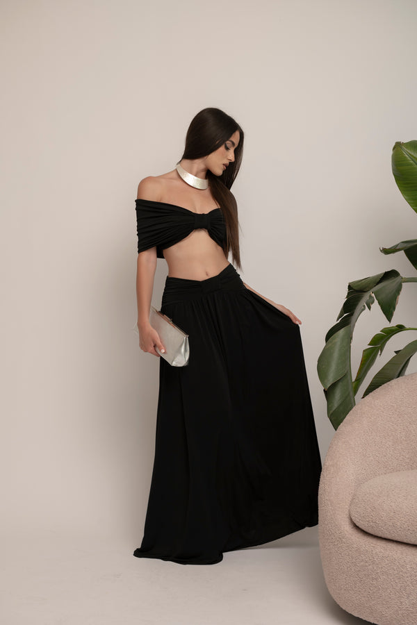 Cordset top fascia con gonna maxi
