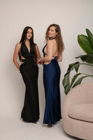 Abito schiena nuda cut-out