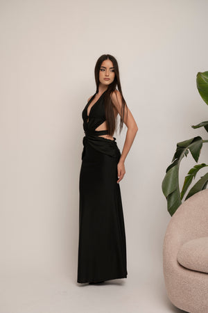 Abito schiena nuda cut-out